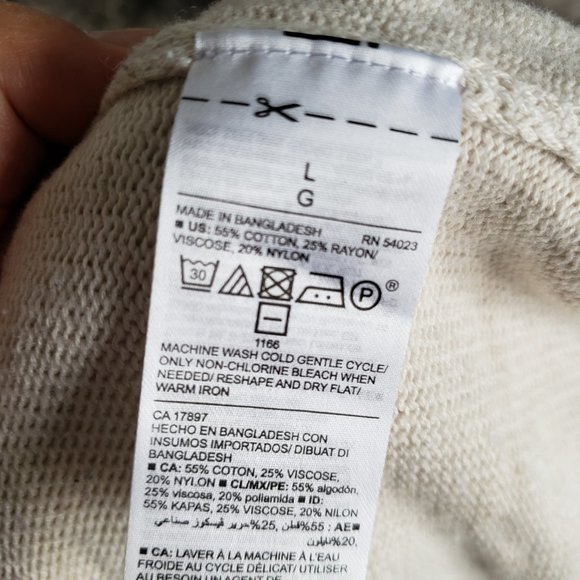 Old Navy Cream Colored Cardigan for Women Size L - Picture 5 of 5